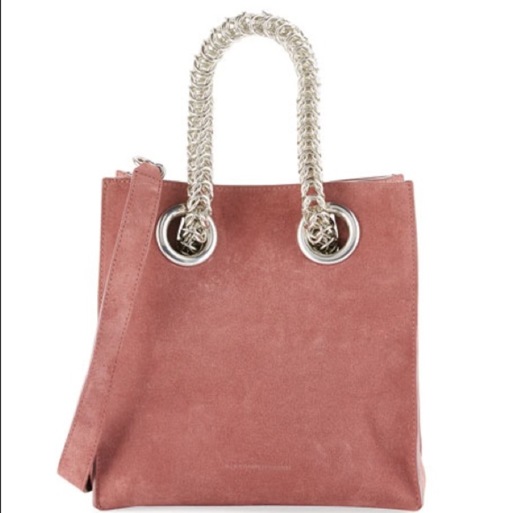 Alexander Wang Genesis Suede Chain Handle Tote Bag